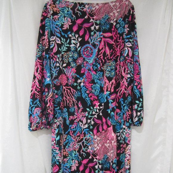 Lilly Pulitzer S Shae Knee Length Dress Belted - Picture 6 of 9